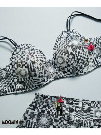 【SALE／30%OFF】累計販売枚数120万枚 MOOMIN * une nana cool 364 レース ノンワイヤーブラ une nana cool ウンナナクール インナー・ルームウェア ブラジャー グレー ホワイト ブルー ブラック【RBA_E】[Rakuten Fashion]