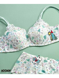 【SALE／30%OFF】累計販売枚数120万枚 MOOMIN * une nana cool 364 レース ノンワイヤーブラ une nana cool ウンナナクール インナー・ルームウェア ブラジャー グレー ホワイト ブルー ブラック【RBA_E】[Rakuten Fashion]