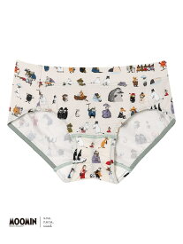 【ムーミン】 MOOMIN * une nana cool サニタリーショーツ une nana cool ウンナナクール インナー・ルームウェア ショーツ ベージュ ホワイト[Rakuten Fashion]