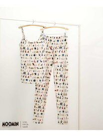 【ムーミン】 MOOMIN * une nana cool カップ付きキャミソール une nana cool ウンナナクール インナー・ルームウェア その他のインナー・ルームウェア ホワイト ベージュ[Rakuten Fashion]