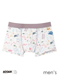 【SALE／20%OFF】【ムーミン】 MOOMIN * une nana cool メンズボクサーパンツ une nana cool ウンナナクール インナー・ルームウェア ボクサーパンツ・トランクス ホワイト ベージュ【RBA_E】[Rakuten Fashion]
