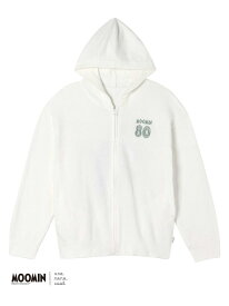 【SALE／30%OFF】【ムーミン】 MOOMIN * une nana cool なめらかふわふわフルジップパーカー une nana cool ウンナナクール インナー・ルームウェア パジャマ ホワイト【RBA_E】【送料無料】[Rakuten Fashion]
