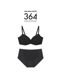 【SALE／5%OFF】【364ブラジャー&ショーツセット シンプルタイプ】 une nana cool ウンナナクール インナー・ルームウェア ブラ＆ショーツセット ブルー【RBA_E】【送料無料】[Rakuten Fashion]