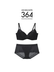 【SALE／5%OFF】【364ブラジャー&ショーツセット】 レースタイプ ノンワイヤーブラ une nana cool ウンナナクール インナー・ルームウェア ブラ＆ショーツセット ブルー【RBA_E】【送料無料】[Rakuten Fashion]