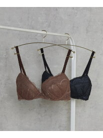 【SALE／30%OFF】it rains 3/4カップブラジャー une nana cool ウンナナクール インナー・ルームウェア ブラジャー ブラック ブラウン【RBA_E】[Rakuten Fashion]