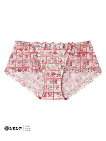 【SALE／20%OFF】MADE WITH シモジマ 総レースショーツ une nana cool ウンナナクール インナー・ルームウェア ショーツ ブルー ホワイト レッド【RBA_E】[Rakuten Fashion]