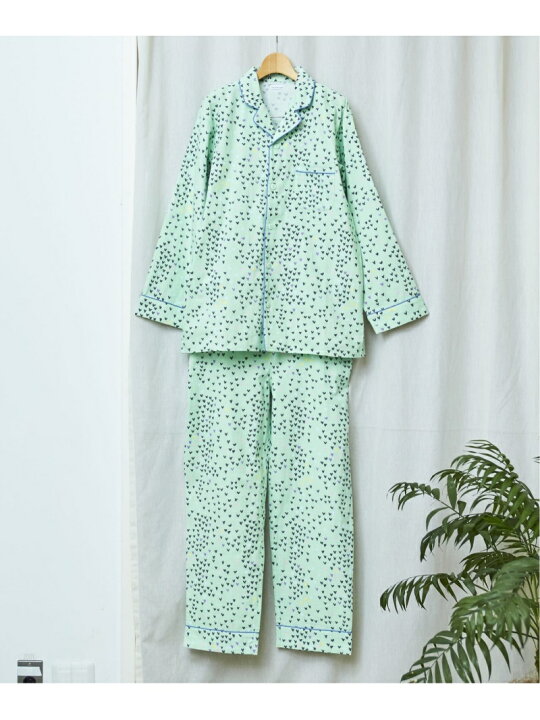 楽天市場 Sale 40 Off ダブルガーゼ 86 の恋心 メンズパジャマ Une Nana Cool ウンナナクール インナー ナイトウェア ルームウェア その他 グリーン ピンク Rba E Rakuten Fashion Unenanacool ウンナナクール