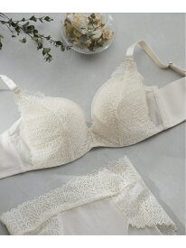 脇スッキリ♪ さあ,わたし レース une nana cool ウンナナクール インナー・ルームウェア ブラジャー ブラック ベージュ[Rakuten Fashion]