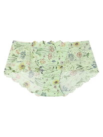 レースショーツ MADE WITH LIBERTY FABRIC une nana cool ウンナナクール インナー・ルームウェア ショーツ グリーン ベージュ ブラック[Rakuten Fashion]