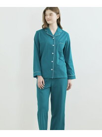 【SALE／20%OFF】【綿100%】40/2コーマ天竺シルケットパジャマ MADE WITH LIBERTY FABRIC une nana cool ウンナナクール インナー・ルームウェア パジャマ グレー ブルー グリーン オレンジ【RBA_E】【送料無料】[Rakuten Fashion]