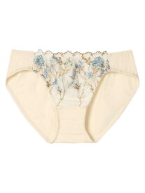 ボタニカル柄のレースが華やか Botanic Garden ショーツ une nana cool ウンナナクール インナー・ルームウェア ショーツ ホワイト ベージュ ピンク[Rakuten Fashion]