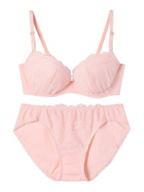 【WEB限定】ブラ&ショーツセット une nana cool ウンナナクール インナー・ルームウェア ブラ＆ショーツセット ネイビー グレー ピンク[Rakuten Fashion]