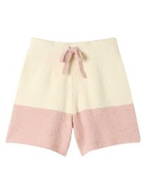 カラーブロッキング ショートパンツ une nana cool ウンナナクール インナー・ルームウェア その他のインナー・ルームウェア ブラウン ホワイト【送料無料】[Rakuten Fashion]