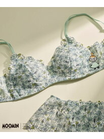 【SALE／30%OFF】累計販売枚数120万枚 【ノンワイヤーブラ】MOOMIN * une nana ccol 364 レース une nana cool ウンナナクール インナー・ルームウェア ブラジャー イエロー ブルー【RBA_E】[Rakuten Fashion]