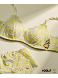 【SALE／20%OFF】【ノンワイヤーブラ】【ムーミン】MOOMIN * une nana ccol 364 レース une nana cool ウンナナクール インナー・ルームウェア ブラジャー イエロー ブルー【RBA_E】[Rakuten Fashion]