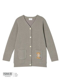 【SALE／20%OFF】【スヌーピー】MADE WITH PEANUTS ブークレーカーディガン une nana cool ウンナナクール インナー・ルームウェア パジャマ グレー ベージュ【RBA_E】【送料無料】[Rakuten Fashion]