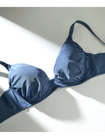 小さく見せるブラ ミニマイザーブラ シンプル une nana cool ウンナナクール インナー・ルームウェア ブラジャー ベージュ[Rakuten Fashion]