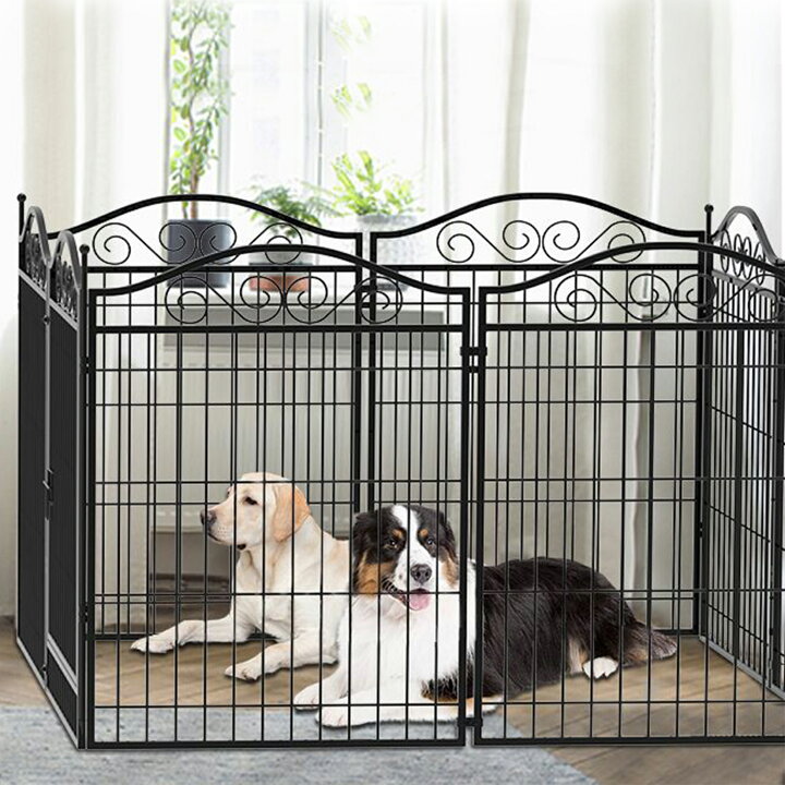 楽天市場】ペットサークル ペットフェンス 猫犬 中大型犬用 ペット  