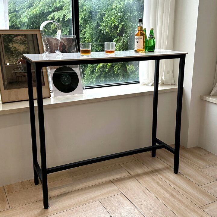 楽天市場】UNHO バーテーブル カウンターテーブル 大理石 作業台 ハイ 