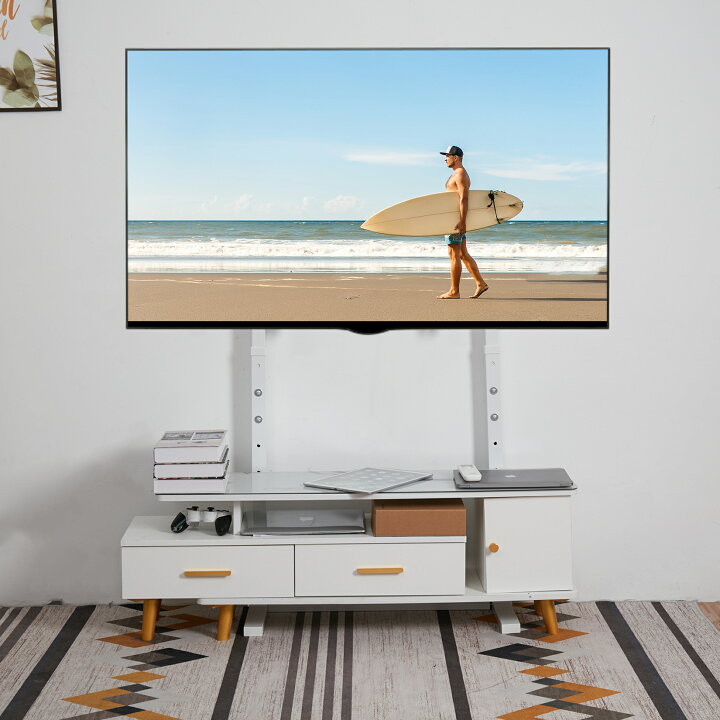TVスタンド 新品未開封 組み立て要 ベージュ