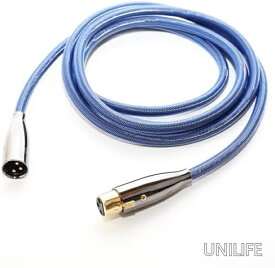 【送料無料】XLR マイクケーブル キャノンケーブル オス-メス 1.0m バランス接続 プロ用 録音 ミキサー オーディオインターフェイス 高音質 銀メッキ 耐久性
