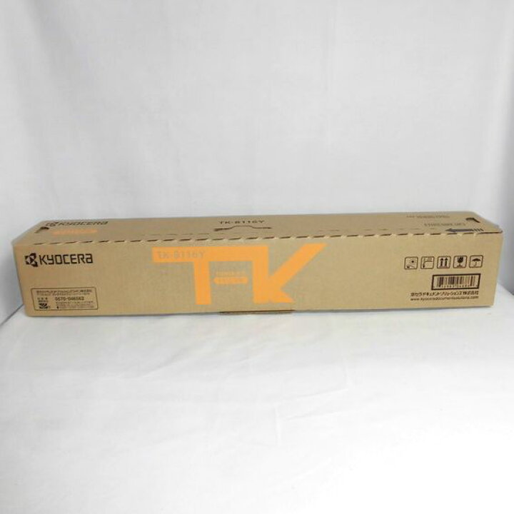 楽天市場】京セラ(KYOCERA)トナーカートリッジ TK-8116Y イエロー 