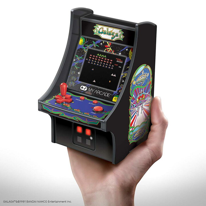 楽天市場】GALAGA ギャラガ レトロゲーム マイクロ プレイヤー 7 