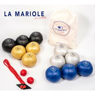 La Mariole ラマリオーレ ボッチャ ペタンク ボールパック 1セット アウトドア キャンプ 公園 スポーツ …