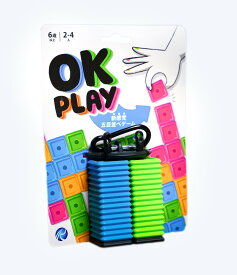 OKプレイ ボードゲーム イギリス発の五目並べ 簡単ルールで子どもから大人まで楽しめる・知育・アナログ・旅行・キャンプ・プレゼント