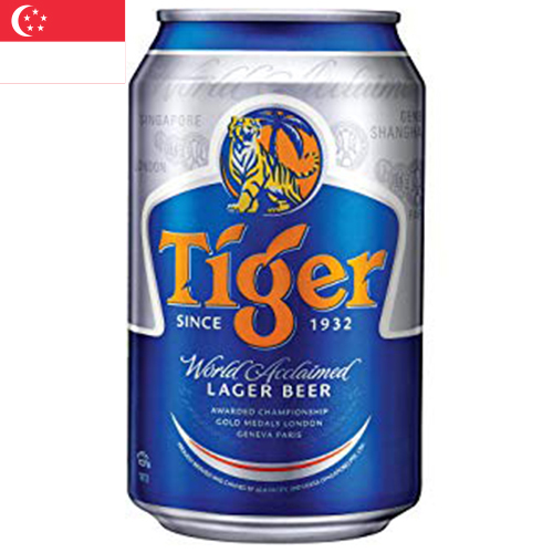 長年シンガポールで親しまれている キメ細やかな泡のスッキリしたビール タイガービール 新作からSALEアイテム等お得な商品満載 特価キャンペーン Tiger Gold Medal Can シンガポール 缶 Beer 5.0% 330ml ビール