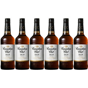 yKizJifBANu/Canadian Club Tg[Ki rEr Ji_ 700ml 40.0% JifBAECXL[ nC{[ɂ 6{Zbg 1 y Ɩp HXɂ v