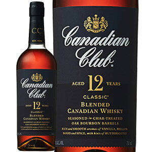 yKizJifBANu NVbN 12N/Canadian Club Tg[Ki rEr Ji_ 700ml 40.0% JifBAECXL[ nC{[ɂ