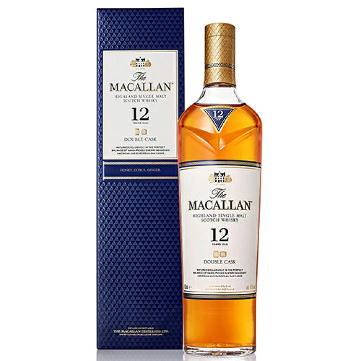 楽天市場 正規品 ザ マッカラン ダブルカスク12年 The Macallan Double Cask ビン 瓶 スコットランド 700ml 40 0 スコッチウイスキー ハイボールにおすすめ ビール 酒 ワイン専門店ユニビス