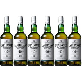 ラフロイグ10年/Laphroaig ビン・瓶 スコットランド 700ml 40.0% スコッチウイスキー ハイボールにおすすめ 6本セット 1箱 業務用 飲食店におすすめ プロ向け 送料無料※別途送料北海道・九州330円、沖縄770円※