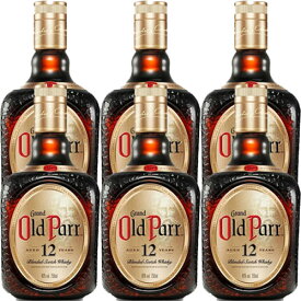 【正規品】オールドパー 12年/Old Parr 12 Years ビン・瓶 スコットランド 750ml 40.0% スコッチウイスキー ハイボールにおすすめ 6本セット 1箱 業務用 飲食店におすすめ プロ向け 送料無料※別途送料北海道・九州330円、沖縄770円※箱入り