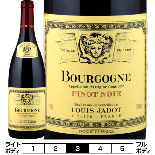 ブルゴーニュ ピノ・ノワール[2020]ルイ・ジャド 赤 750ml　Louis Jadot[Bourgogne Pinot Noir]フランス  赤ワイン | ビール・酒・ワイン専門店ユニビス