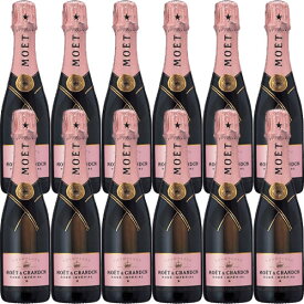 【送料無料】12本セット1箱 シャンパーニュ モエ・エ・シャンドン ロゼ・アンペリアル[N/V] 泡・ロゼ 375ml　Moet & Chandon [ROSE IMPERIAL] フランス シャンパン スパークリングワイン Champagne ハーフボトル