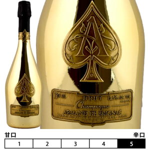 最高級シャンパーニュ アルマン・ド・ブリニャック　ゴールド　ブリュット 泡・白 750ml　Armand de Brignac[Brut Gold] フランス シャンパン スパークリングワイン Champagne