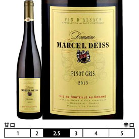 マルセル・ダイス[2017]ピノ・グリ 白 750ml　Marcel Deiss[Pinot Gris] フランス アルザス 白ワイン
