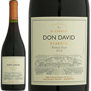 �h���_�r�@�s�m�E�m���[���@���[���o[2023]�{�f�K�E�G���E�G�X�e�R �� 750ml Don David Pinot Noir Reserve[Bodega El Esteco] �A���[���`�� �J���`���L�E���@���[ �ԃ��C��