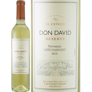 �h���_�r�@�g�����e�X�@���C�g�n�[�x�X�g[2021]�{�f�K�E�G���E�G�X�e�R �� 500ml Don David Torrontes Late Harvest[Bodega El Esteco] �A���[���`�� �J���`���L�E���@���[ �Ì������C��