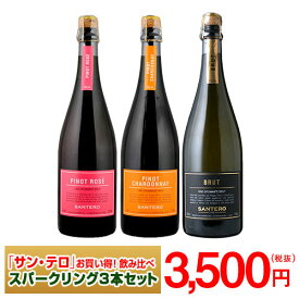 「サンテロ」お買い得！飲み比べ3本セット　ワインセット