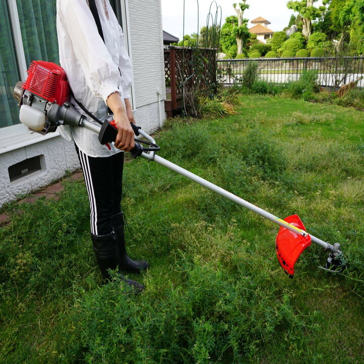 楽天市場】草刈り機 エンジン式 4サイクル ナイロンカッター 日本仕様  