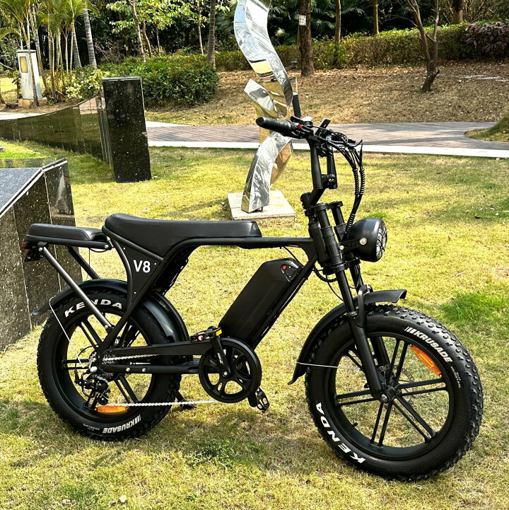 楽天市場】UNIBUY V8 電動バイク モペット 750W電動バイク 48V15Ah 