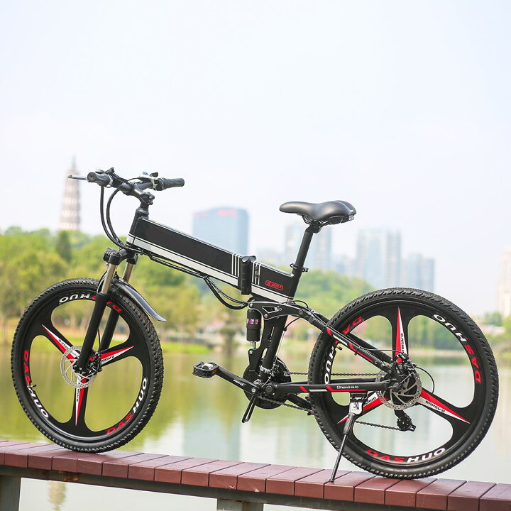 楽天市場】S-m80 電動アシスト自転車 折り畳み 26インチ 7段変速 350w 