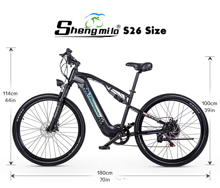 楽天市場】最新モデル！ShengmiloS26 電動アシスト自転車27インチ 7段 