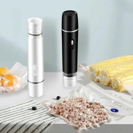 【2024年改良版】ハンディ―自動真空パック器 家庭用 真空保存 洋服整理 真空パック 自動　真空パック機 真空包装機 バーベキューバッグ 電動 脱気 小型 真空保存 鮮度長持ち 乾湿対応 自動 真空包装機 簡単操作 食品収納 腐食防止 旅行用品 usb式 フリーザーバック