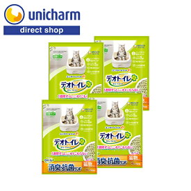ユニ・チャーム デオトイレ 消臭・抗菌サンド 4L×4 【公式ショップ】