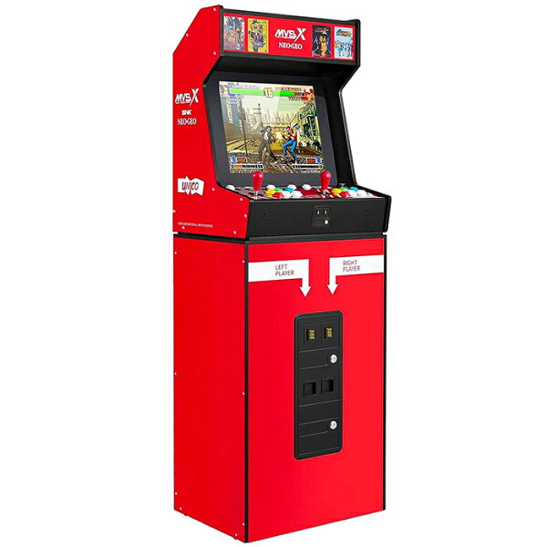 【SNK公式ライセンス】UNICO MVSX HOME ARCADE ＆ MVSX Baseセット MVSX 家庭用アーケードとベースの組み合わせ クラシック レトロアーケード 50本SNKレトロゲーム収録 17インチ MVS/AESモード  保存/ロード機能