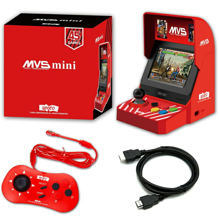 楽天市場】UNICO SNK MVS Mini コントローラ HDMI セット SNK MVS ミニ 